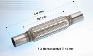 Eberspaecher 996.1.015 Corrugated pipe 9961015: Buy near me in Poland at 2407.PL - Good price!