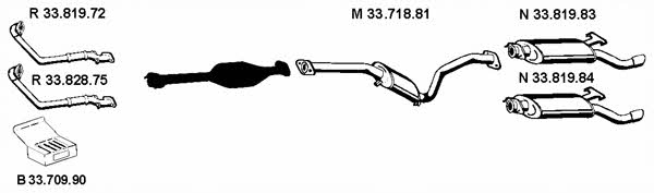  332041 Exhaust system 332041: Buy near me in Poland at 2407.PL - Good price!