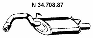 Eberspaecher 34.708.87 Глушитель, задняя часть 3470887: Отличная цена - Купить в Польше на 2407.PL!