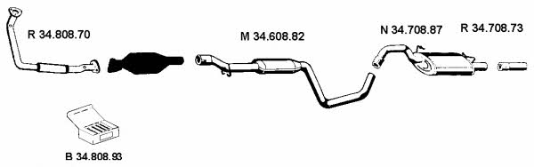 Eberspaecher 342012 Exhaust system 342012: Buy near me in Poland at 2407.PL - Good price!