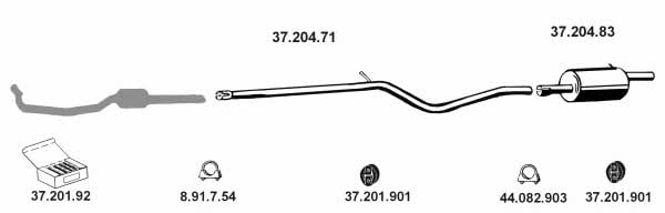 Eberspaecher 370004 Exhaust system 370004: Buy near me at 2407.PL in Poland at an Affordable price!