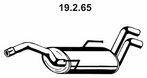 Eberspaecher 19.2.65 Глушитель, задняя часть 19265: Отличная цена - Купить в Польше на 2407.PL!