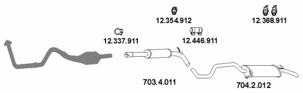 Eberspaecher AP_1015 Exhaust system AP1015: Buy near me at 2407.PL in Poland at an Affordable price!
