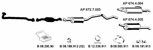Eberspaecher AP_2191 Exhaust system AP2191: Buy near me at 2407.PL in Poland at an Affordable price!