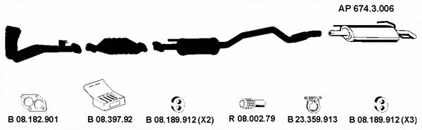 Eberspaecher AP_2260 Exhaust system AP2260: Buy near me in Poland at 2407.PL - Good price!