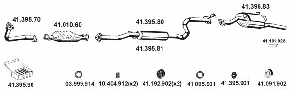 Eberspaecher 412021 Exhaust system 412021: Buy near me in Poland at 2407.PL - Good price!