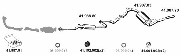 Eberspaecher 412029 Exhaust system 412029: Buy near me in Poland at 2407.PL - Good price!