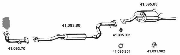 Eberspaecher 412034 Exhaust system 412034: Buy near me in Poland at 2407.PL - Good price!