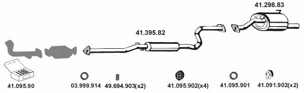 Eberspaecher 412042 Exhaust system 412042: Buy near me in Poland at 2407.PL - Good price!