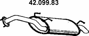 Eberspaecher 42.099.83 Глушник, задня частина 4209983: Приваблива ціна - Купити у Польщі на 2407.PL!