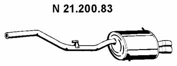 Eberspaecher 21.200.83 Глушитель, задняя часть 2120083: Отличная цена - Купить в Польше на 2407.PL!