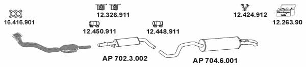 Eberspaecher AP_2462 Exhaust system AP2462: Buy near me at 2407.PL in Poland at an Affordable price!