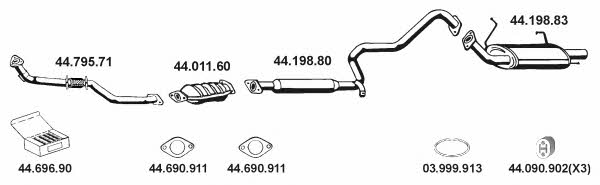  442052 Abgasanlage 442052: Kaufen Sie zu einem guten Preis in Polen bei 2407.PL!