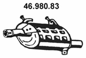 Eberspaecher 46.980.83 Глушитель, задняя часть 4698083: Отличная цена - Купить в Польше на 2407.PL!