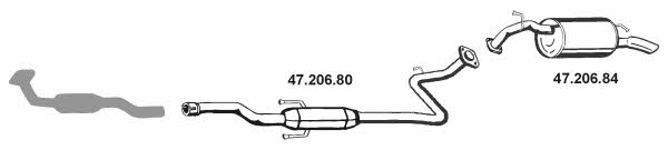 Eberspaecher 472064 Exhaust system 472064: Buy near me in Poland at 2407.PL - Good price!