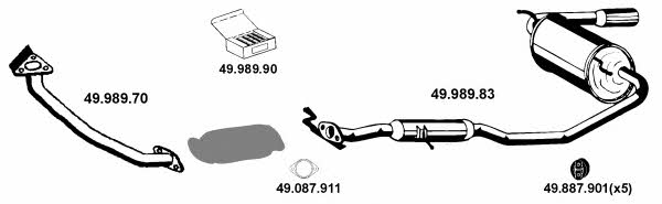 Eberspaecher 492004 Exhaust system 492004: Buy near me at 2407.PL in Poland at an Affordable price!
