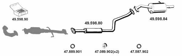 Eberspaecher 492019 Exhaust system 492019: Buy near me in Poland at 2407.PL - Good price!