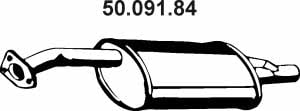 Eberspaecher 50.091.84 Глушитель, задняя часть 5009184: Отличная цена - Купить в Польше на 2407.PL!