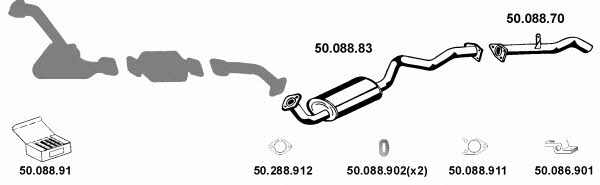 Eberspaecher 502037 Exhaust system 502037: Buy near me in Poland at 2407.PL - Good price!