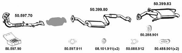 Eberspaecher 502047 Exhaust system 502047: Buy near me in Poland at 2407.PL - Good price!