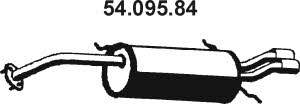 Eberspaecher 54.095.84 Глушитель, задняя часть 5409584: Отличная цена - Купить в Польше на 2407.PL!