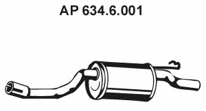 Eberspaecher 634.6.001 Глушитель, задняя часть 6346001: Отличная цена - Купить в Польше на 2407.PL!