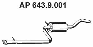 Eberspaecher 643.9.001 Глушник, середня частина 6439001: Приваблива ціна - Купити у Польщі на 2407.PL!