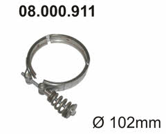 Eberspaecher 08.000.911 Exhaust clamp 08000911: Buy near me in Poland at 2407.PL - Good price!