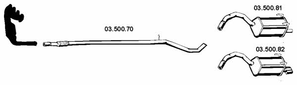 Eberspaecher 032181 Exhaust system 032181: Buy near me in Poland at 2407.PL - Good price!