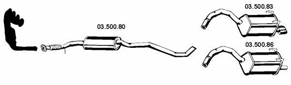 Eberspaecher 032182 Exhaust system 032182: Buy near me in Poland at 2407.PL - Good price!