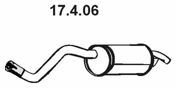 Eberspaecher 17.4.06 Глушитель, задняя часть 17406: Купить в Польше - Отличная цена на 2407.PL!