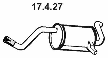 Eberspaecher 17.4.27 Глушитель, задняя часть 17427: Отличная цена - Купить в Польше на 2407.PL!