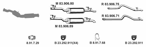 Eberspaecher 232605 Exhaust system 232605: Buy near me in Poland at 2407.PL - Good price!