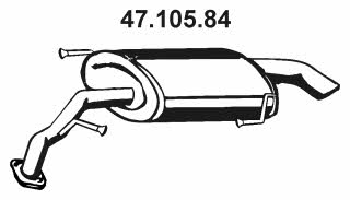 Eberspaecher 47.105.84 Tłumik, część tylna 4710584: Atrakcyjna cena w Polsce na 2407.PL - Zamów teraz!