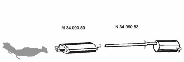 Eberspaecher 342047 Exhaust system 342047: Buy near me in Poland at 2407.PL - Good price!