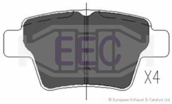 EEC BRP1558 Brake Pad Set, disc brake BRP1558: Buy near me in Poland at 2407.PL - Good price!