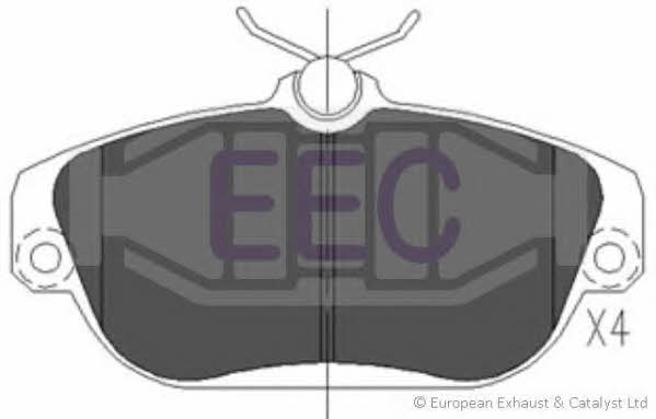 EEC BRP0843 Brake Pad Set, disc brake BRP0843: Buy near me in Poland at 2407.PL - Good price!