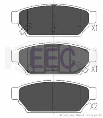 EEC BRP0894 Brake Pad Set, disc brake BRP0894: Buy near me in Poland at 2407.PL - Good price!