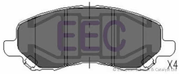 EEC BRP1376 Гальмівні колодки, комплект BRP1376: Приваблива ціна - Купити у Польщі на 2407.PL!