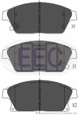 EEC BRP1772 Brake Pad Set, disc brake BRP1772: Buy near me in Poland at 2407.PL - Good price!