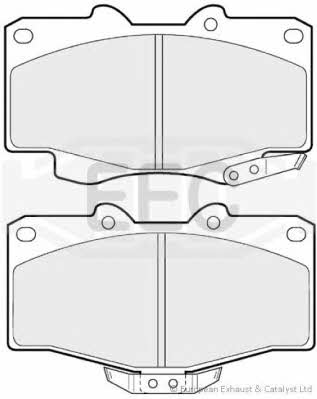 EEC BRP0703 Brake Pad Set, disc brake BRP0703: Buy near me in Poland at 2407.PL - Good price!