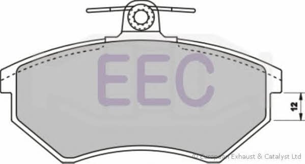 EEC BRP0708 Brake Pad Set, disc brake BRP0708: Buy near me in Poland at 2407.PL - Good price!