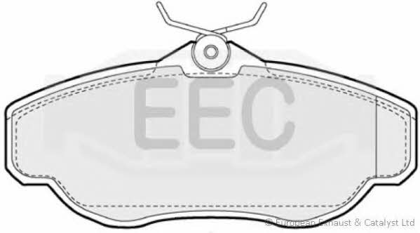 EEC BRP0904 Гальмівні колодки, комплект BRP0904: Приваблива ціна - Купити у Польщі на 2407.PL!