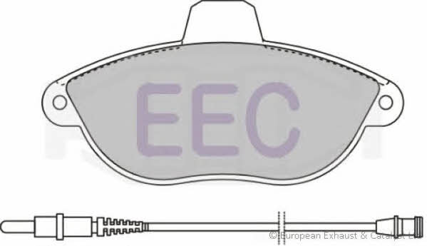 EEC BRP0935 Тормозные колодки дисковые, комплект BRP0935: Отличная цена - Купить в Польше на 2407.PL!