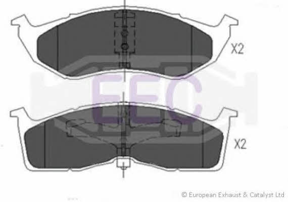 EEC BRP0978 Scheibenbremsbeläge, Set BRP0978: Kaufen Sie zu einem guten Preis in Polen bei 2407.PL!