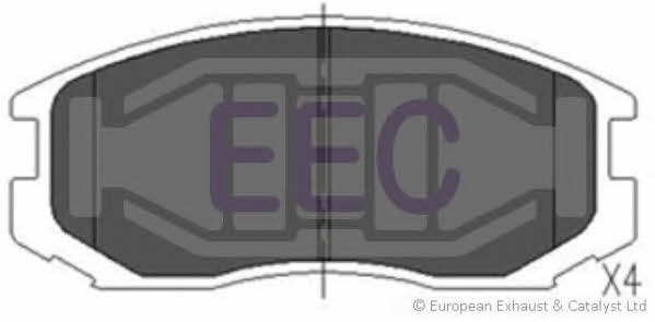 EEC BRP1072 Гальмівні колодки, комплект BRP1072: Приваблива ціна - Купити у Польщі на 2407.PL!