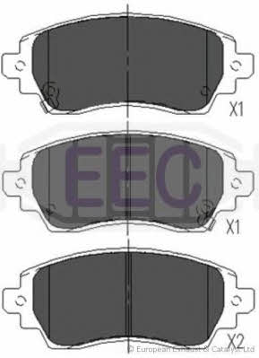 EEC BRP1137 Brake Pad Set, disc brake BRP1137: Buy near me in Poland at 2407.PL - Good price!