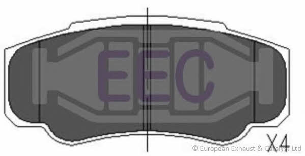 EEC BRP1261 Тормозные колодки дисковые, комплект BRP1261: Отличная цена - Купить в Польше на 2407.PL!