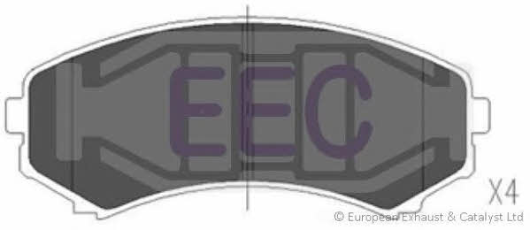EEC BRP1268 Гальмівні колодки, комплект BRP1268: Приваблива ціна - Купити у Польщі на 2407.PL!