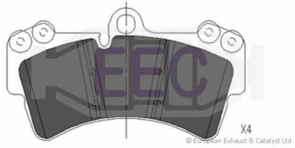 EEC BRP1317 Brake Pad Set, disc brake BRP1317: Buy near me in Poland at 2407.PL - Good price!